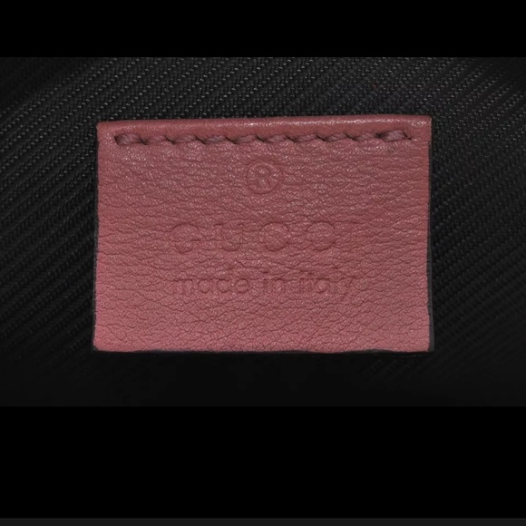 Authentic Gucci Pouch Guccissima pink bag - Picture 7 of 11